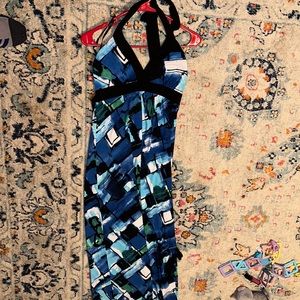 Long around the neck tie dress from connected apparel size 6